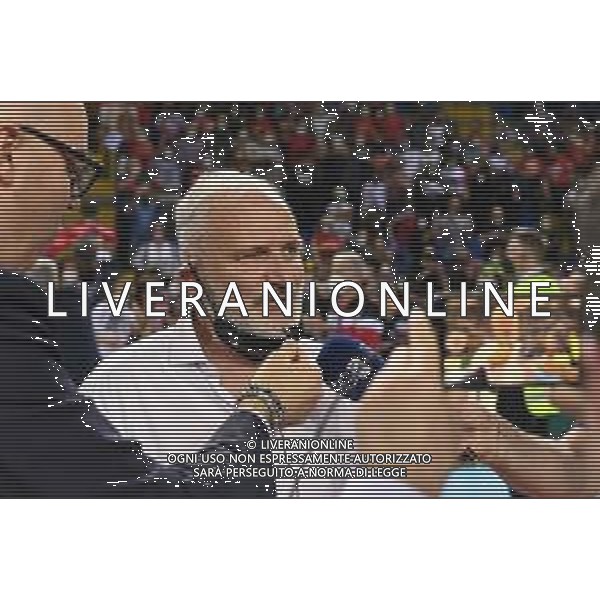 Roberto Bartomeoli/LMedia - Play Off - Cucine Lube Civitanova vs Sir Safety Conad Perugia - Volleyball Italian Serie A Men Superleague Championship 2021/2022 May 11 2022 - Eurosuole Forum Civitanova Marche, Italy Play Off - Cucine Lube Civitanova vs Sir Safety Conad Perugia Photo showing: Fabio Giulianelli (CEO of Gruppo Lube) @Roberto Bartomeoli/LiveMedia / AGENZIA ALDO LIVERANI SAS