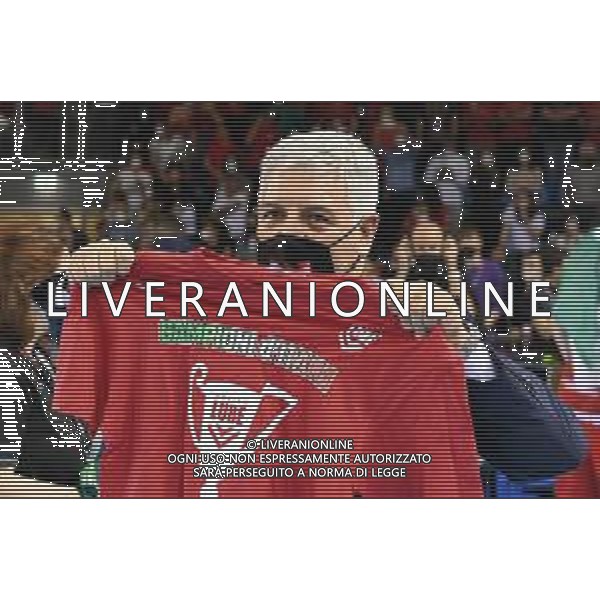 Roberto Bartomeoli/LMedia - Play Off - Cucine Lube Civitanova vs Sir Safety Conad Perugia - Volleyball Italian Serie A Men Superleague Championship 2021/2022 May 11 2022 - Eurosuole Forum Civitanova Marche, Italy Play Off - Cucine Lube Civitanova vs Sir Safety Conad Perugia Photo showing: Giuseppe Cormio (Sports Director of Cucine Lube Civitanova) @Roberto Bartomeoli/LiveMedia / AGENZIA ALDO LIVERANI SAS