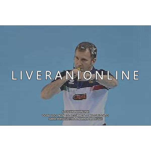 Roberto Bartomeoli/LMedia - Play Off - Cucine Lube Civitanova vs Sir Safety Conad Perugia - Volleyball Italian Serie A Men Superleague Championship 2021/2022 May 11 2022 - Eurosuole Forum Civitanova Marche, Italy Play Off - Cucine Lube Civitanova vs Sir Safety Conad Perugia Photo showing: Massimo Florian of Altivole (Second referee of the match) @Roberto Bartomeoli/LiveMedia / AGENZIA ALDO LIVERANI SAS