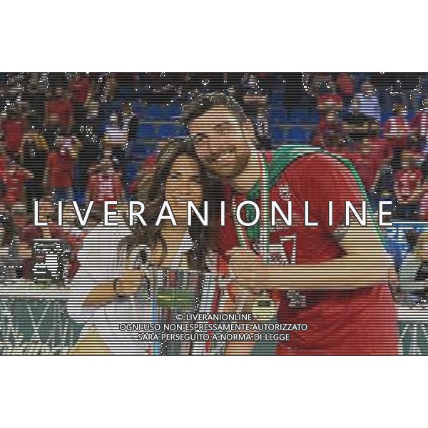 Roberto Bartomeoli/LMedia - Play Off - Cucine Lube Civitanova vs Sir Safety Conad Perugia - Volleyball Italian Serie A Men Superleague Championship 2021/2022 May 11 2022 - Eurosuole Forum Civitanova Marche, Italy Play Off - Cucine Lube Civitanova vs Sir Safety Conad Perugia Photo showing: Simone Anzani #17 (Cucine Lube Civitanova) @Roberto Bartomeoli/LiveMedia / AGENZIA ALDO LIVERANI SAS