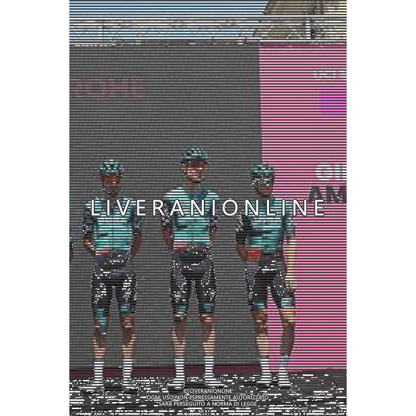 12-05-2022 Giro D\'italia; Tappa 06 Palmi - Scalea; 2022, Bora - Hansgrohe; Kelderman, Wilko; Hindley, Jai; Buchmann, Emanuel; Palmi; ©SIROTTI/AGENZIA ALDO LIVERANI SAS
