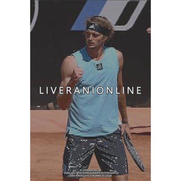 Alexander Zverev (GER) -INTERNAZIONALI BNL d\'ITALIA - Torneo Tennis Foro Italico Roma 13.05.2022 - Quarti di finale maschile - Garin vs Zverev ©Corradetti/LMedia / AGENZIA ALDO LIVERANI SAS
