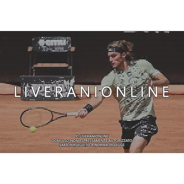 Stefanos Tsitsipas (GRE) -INTERNAZIONALI BNL d\'ITALIA - Torneo Tennis Foro Italico Roma 13.05.2022 - Quarti di finale maschile - Sinner vs Tsitsipas ©Corradetti/LMedia / AGENZIA ALDO LIVERANI SAS