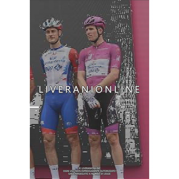 13-05-2022 Giro D\'italia; Tappa 07 Diamante - Potenza; 2022, Groupama - Fdj; Demare, Arnaud; Guarnieri, Jacopo; Diamante; ©SIROTTI / AGENZIA ALDO LIVERANI SAS