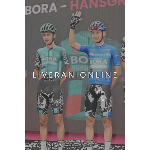 13-05-2022 Giro D\'italia; Tappa 07 Diamante - Potenza; 2022, Bora - Hansgrohe; Buchmann, Emanuel; Kamna, Lennard; Diamante; ©SIROTTI / AGENZIA ALDO LIVERANI SAS