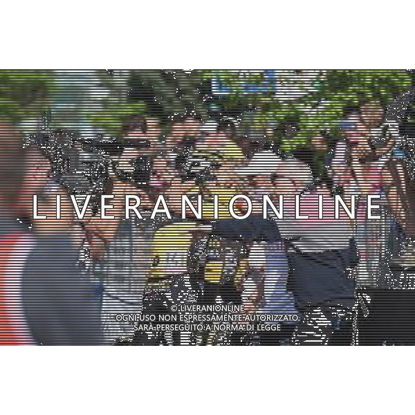 13-05-2022 Giro D\'italia; Tappa 07 Diamante - Potenza; 2022, Jumbo - Visma; Dumoulin, Tom; Bouwman, Koen; Diciatteo, Stefano; Potenza; ©SIROTTI / AGENZIA ALDO LIVERANI SAS