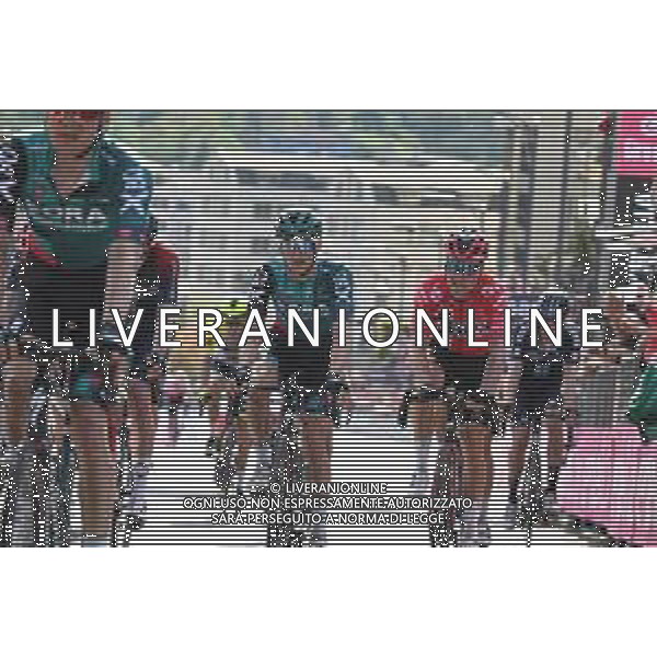 13-05-2022 Giro D\'italia; Tappa 07 Diamante - Potenza; 2022, Bora - Hansgrohe; 2022, Jumbo - Visma; Hindley, Jai; Foss, Tobias; Potenza; ©SIROTTI / AGENZIA ALDO LIVERANI SAS
