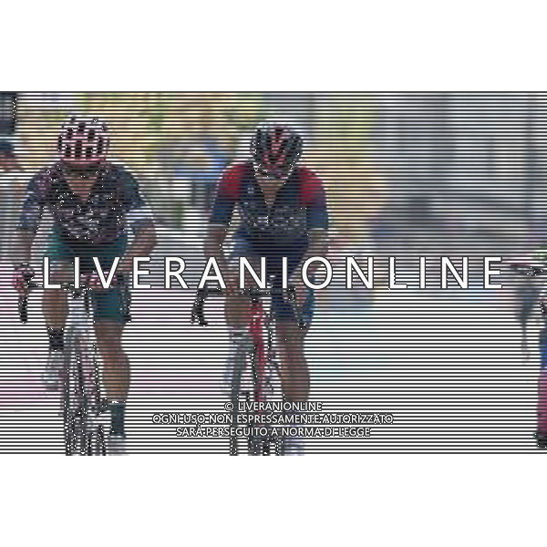 13-05-2022 Giro D\'italia; Tappa 07 Diamante - Potenza; 2022, Ef Education - Easypost; 2022, Ineos - Grenadiers; Caicedo, Jonathan; Narvaez, Jhonnatan; Potenza; ©SIROTTI / AGENZIA ALDO LIVERANI SAS