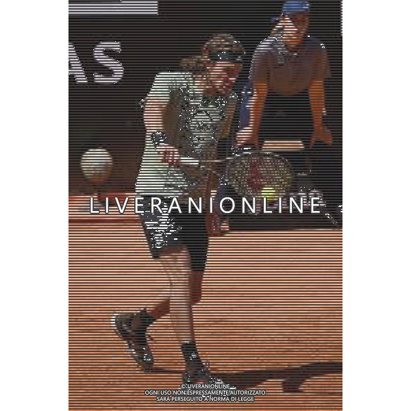 Stefanos Tsitsipas (GRE) - INTERNAZIONALI BNL d\'ITALIA - Torneo Tennis Foro Italico Roma 13.05.2022 - Quarti di finale Maschile - Sinner vs Tsitsipas ©Corradetti/LMedia / AGENZIA ALDO LIVERANI SAS