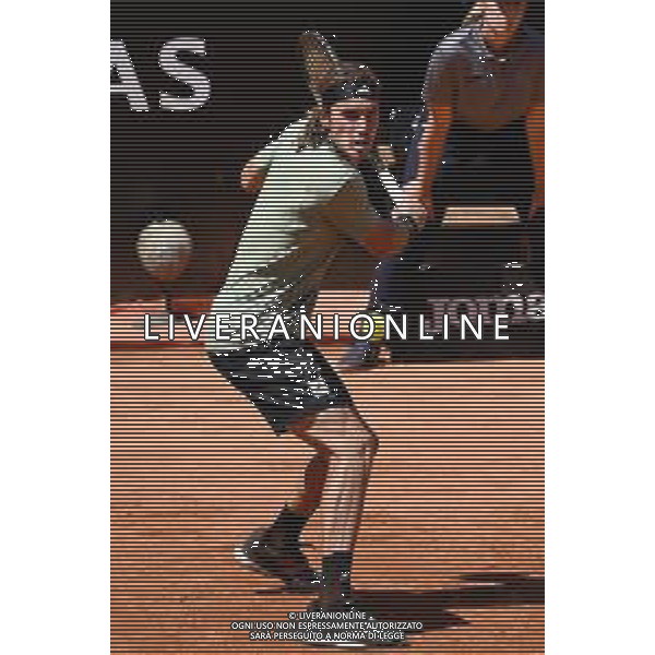 Stefanos Tsitsipas (GRE) - INTERNAZIONALI BNL d\'ITALIA - Torneo Tennis Foro Italico Roma 13.05.2022 - Quarti di finale Maschile - Sinner vs Tsitsipas ©Corradetti/LMedia / AGENZIA ALDO LIVERANI SAS