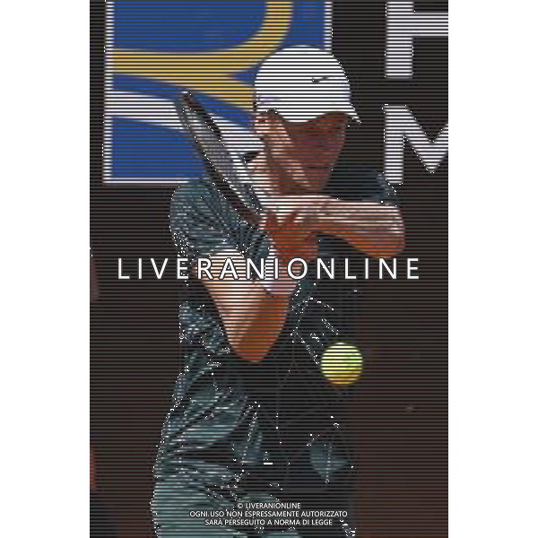 Jannik Sinner (ITA) - INTERNAZIONALI BNL d\'ITALIA - Torneo Tennis Foro Italico Roma 13.05.2022 - Quarti di finale Maschile - Sinner vs Tsitsipas ©Corradetti/LMedia / AGENZIA ALDO LIVERANI SAS