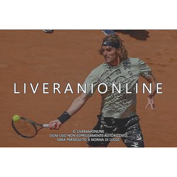 Stefanos Tsitsipas (GRE) -INTERNAZIONALI BNL d\'ITALIA - Torneo Tennis Foro Italico Roma 14.05.2022 - Semifinale Maschile - Tsitsipas vs Zverev ©Corradetti/LMedia / AGENZIA ALDO LIVERANI SAS