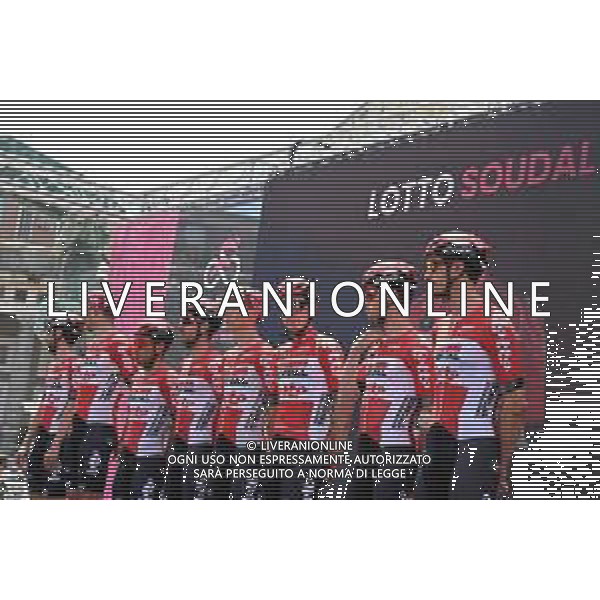 14-05-2022 Giro D\'italia; Tappa 08 Napoli - Napoli; 2022, Lotto - Soudal; Napoli - Piazza Del Plebiscito; ©SIROTTI/AGENZIA ALDO LIVERANI SAS