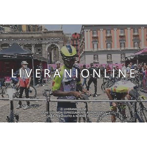 14-05-2022 Giro D\'italia; Tappa 08 Napoli - Napoli; 2022, Intermarche - Wanty Gobert; Gyrmai Hailu, Biniam; Napoli - Piazza Del Plebiscito; ©SIROTTI/AGENZIA ALDO LIVERANI SAS