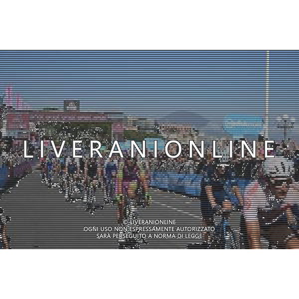 14-05-2022 Giro D\'italia; Tappa 08 Napoli - Napoli; 2022, Movistar; 2022, Bardiani - Csf Faizane; Rojas, Joaquin Gil Jose; Napoli; ©SIROTTI/AGENZIA ALDO LIVERANI SAS
