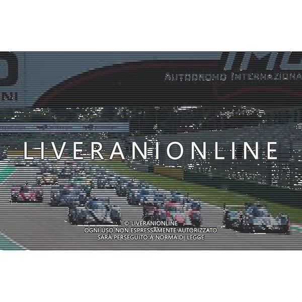 IMOLA 15 05 2022 AUTODROMO ENZO E DINO FERRARI L\'EUROPEAN LE MANS SERIES (ELMS) CON LA 4 ORE DI IMOLA NELLA FOTO LA PARTENZA ELMS 2022 IMOLA ©SANNA/ AGENZIA ALDO LIVERANI SAS