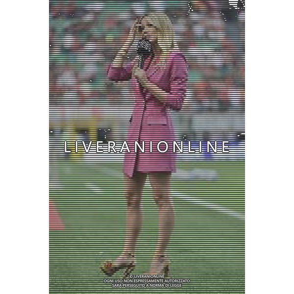 Diletta Leotta giornalista di DAZN Milan vs Atalanta Milano 15-05-2022 Stadio Giuseppe Meazza - San Siro Campionato Serie A TIM - 37a giornata foto Roberto Garavaglia/ag. Aldo Liverani sas/ AGENZIA ALDO LIVERANI SAS