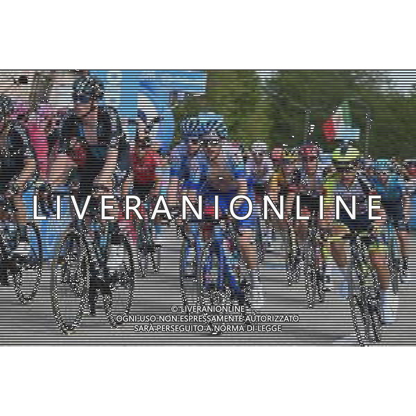 15-05-2022 Giro D\'italia; Tappa 09 Isernia - Blockhaus; 2022, Bikeexchange - Jayco; 2022, Intermarche - Wanty Gobert; Yates, Simon; Pozzovivo, Domenico; Passo Lanciano; ©SIROTTI/ AGENZIA ALDO LIVERANI SAS