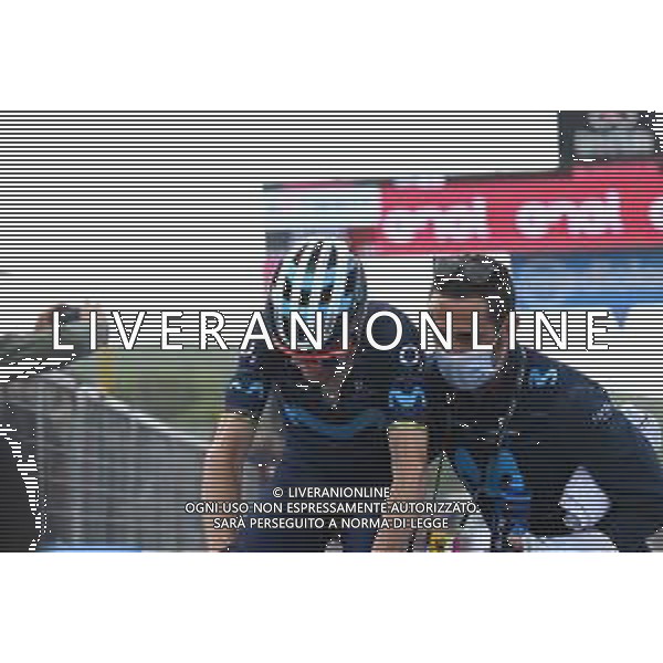 15-05-2022 Giro D\'italia; Tappa 09 Isernia - Blockhaus; 2022, Movistar; Valverde, Alejandro; Blockhaus; ©SIROTTI/ AGENZIA ALDO LIVERANI SAS