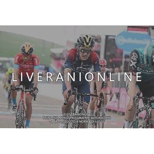 15-05-2022 Giro D\'italia; Tappa 09 Isernia - Blockhaus; 2022, Ineos - Grenadiers; Carapaz Antonio, Richard Antonio; Blockhaus; ©SIROTTI/ AGENZIA ALDO LIVERANI SAS