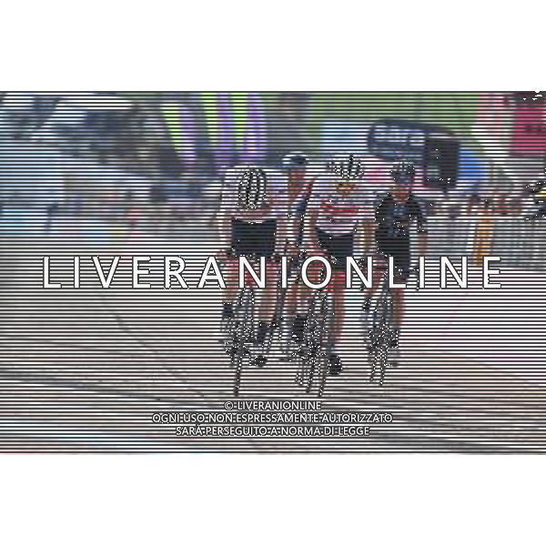 15-05-2022 Giro D\'italia; Tappa 09 Isernia - Blockhaus; 2022, Trek - Segafredo; Skjelmose Jensen, Mattias; Ciccone, Giulio; Blockhaus; ©SIROTTI/ AGENZIA ALDO LIVERANI SAS