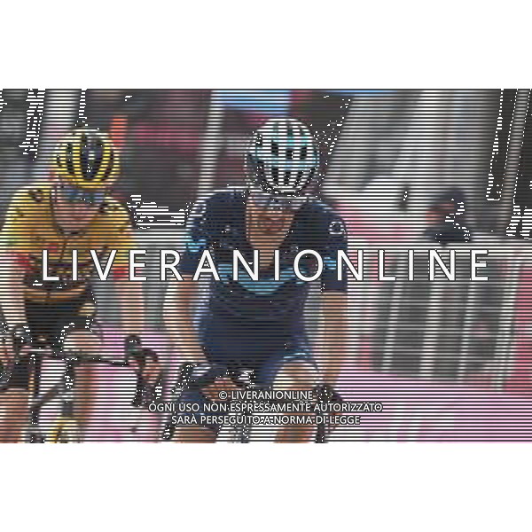 15-05-2022 Giro D\'italia; Tappa 09 Isernia - Blockhaus; 2022, Movistar; Sosa Cuervo, Ivan Ramiro; Blockhaus; ©SIROTTI/ AGENZIA ALDO LIVERANI SAS