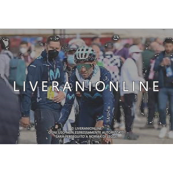 15-05-2022 Giro D\'italia; Tappa 09 Isernia - Blockhaus; 2022, Movistar; Valverde, Alejandro; Blockhaus; ©SIROTTI/ AGENZIA ALDO LIVERANI SAS