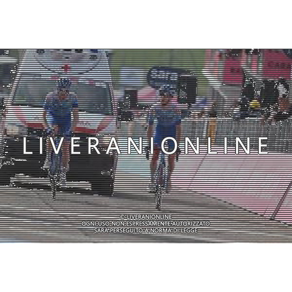 15-05-2022 Giro D\'italia; Tappa 09 Isernia - Blockhaus; 2022, Bikeexchange - Jayco; Hamilton, Lucas; Yates, Simon; Blockhaus; ©SIROTTI/ AGENZIA ALDO LIVERANI SAS