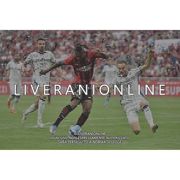 Rafael Leao (Milan) segna il gol dell\'1 a 0 Milan vs Atalanta Milano 15-05-2022 Stadio Giuseppe Meazza - San Siro Campionato Serie A TIM - 37a giornata foto Roberto Garavaglia/ag. Aldo Liverani sas/ AGENZIA ALDO LIVERANI SAS