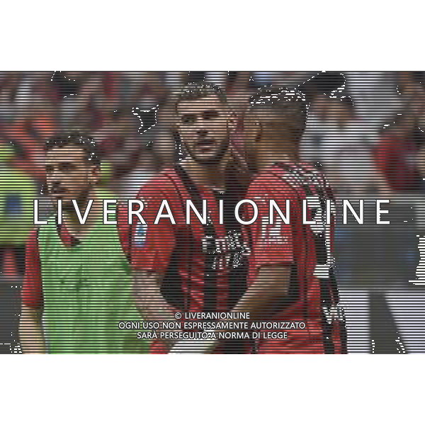 esultanza Milan dopo il gol del 2 a 0 Milan vs Atalanta Milano 15-05-2022 Stadio Giuseppe Meazza - San Siro Campionato Serie A TIM - 37a giornata foto Roberto Garavaglia/ag. Aldo Liverani sas/ AGENZIA ALDO LIVERANI SAS