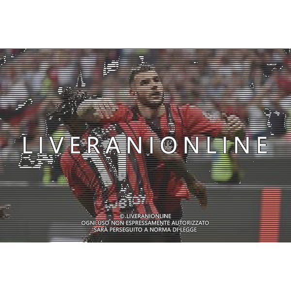 Theo Hernandez (Milan) e Rafael Leao (Milan) esultano dopo il gol del 2 a 0 Milan vs Atalanta Milano 15-05-2022 Stadio Giuseppe Meazza - San Siro Campionato Serie A TIM - 37a giornata foto Roberto Garavaglia/ag. Aldo Liverani sas/ AGENZIA ALDO LIVERANI SAS
