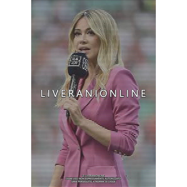 Diletta Leotta giornalista di DAZN Milan vs Atalanta Milano 15-05-2022 Stadio Giuseppe Meazza - San Siro Campionato Serie A TIM - 37a giornata foto Roberto Garavaglia/ag. Aldo Liverani sas