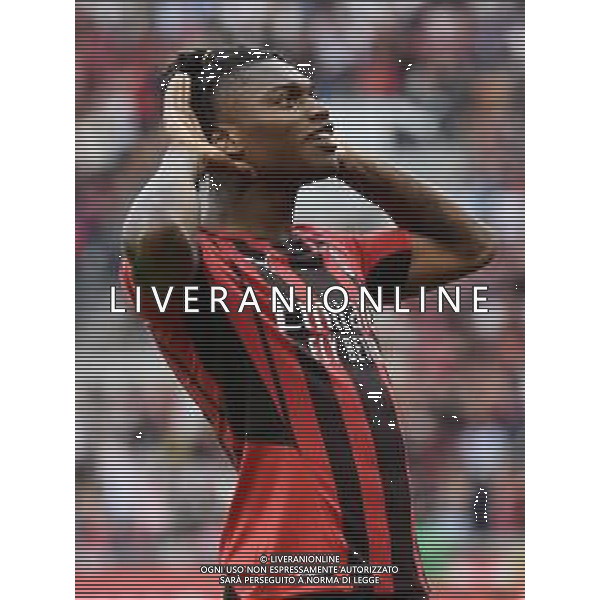 Rafael Leao (Milan) esulta dopo il gol dell\'1 a 0 Milan vs Atalanta Milano 15-05-2022 Stadio Giuseppe Meazza - San Siro Campionato Serie A TIM - 37a giornata foto Roberto Garavaglia/ag. Aldo Liverani sas