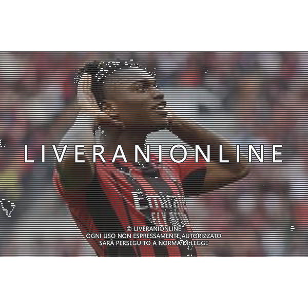 Rafael Leao (Milan) esulta dopo il gol dell\'1 a 0 Milan vs Atalanta Milano 15-05-2022 Stadio Giuseppe Meazza - San Siro Campionato Serie A TIM - 37a giornata foto Roberto Garavaglia/ag. Aldo Liverani sas