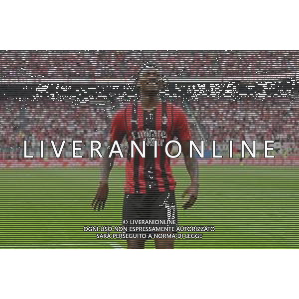 Rafael Leao (Milan) esulta dopo il gol dell\'1 a 0 Milan vs Atalanta Milano 15-05-2022 Stadio Giuseppe Meazza - San Siro Campionato Serie A TIM - 37a giornata foto Roberto Garavaglia/ag. Aldo Liverani sas