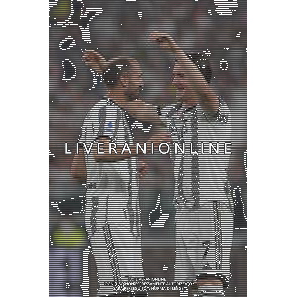 Torino 16.05.2022 Allianz Stadium ©Manuela Viganti/Agenzia Aldo Liverani Juventus vs Lazio Campionato Calcio Serie A TIM - 37a giornata Nella foto: giorgio chiellini e dusan vlahovic ©VIGANTI/AGENZIA ALDO LIVERANI SAS