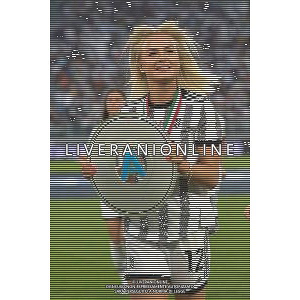 Torino 16.05.2022 Allianz Stadium ©Manuela Viganti/Agenzia Aldo Liverani Juventus vs Lazio Campionato Calcio Serie A TIM - 37a giornata Nella foto: Premiazione della Squadra Femminile vincitrice del campionato 2021/2022