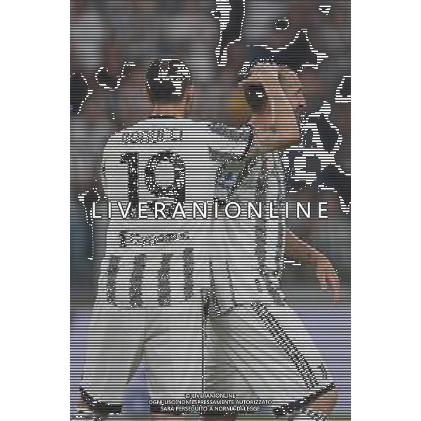 Torino 16.05.2022 Allianz Stadium ©Manuela Viganti/Agenzia Aldo Liverani Juventus vs Lazio Campionato Calcio Serie A TIM - 37a giornata Nella foto: leonardo bonucci e giorgio chiellini