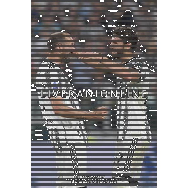 Torino 16.05.2022 Allianz Stadium ©Manuela Viganti/Agenzia Aldo Liverani Juventus vs Lazio Campionato Calcio Serie A TIM - 37a giornata Nella foto: giorgio chiellini e manuel locatelli