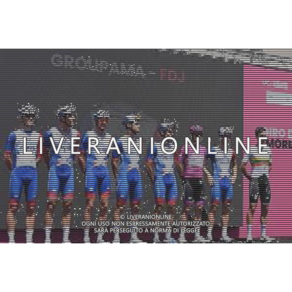 17-05-2022 Giro D\'italia; Tappa 10 Pescara - Jesi; 2022, Groupama - Fdj; Konovalovas, Ignatas; Demare, Arnaud; Pescara; ©SIROTTI/AGENZIA ALDO LIVERANI SAS