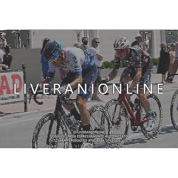 17-05-2022 Giro D\'italia; Tappa 10 Pescara - Jesi; 2022, Israel - Premier Tech; 2022, Drone Hopper - Androni; De Marchi, Alessandro; Bais, Mattia; Grottammare; ©SIROTTI/AGENZIA ALDO LIVERANI SAS