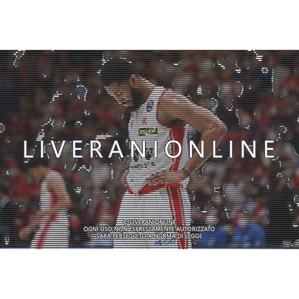 © TVRG Mikael Levon Hopkins (Pallacanestro Reggiana) Assago (MI) 17-05-2022 Mediolanum Forum AX Armani Exchange Milano vs UnaHotels Reggio Emilia Campionato Serie A UnipolSai gara 2 quarti di finale playoff foto Roberto Garavaglia/ag. Aldo Liverani sas/AGENZIA ALDO LIVERANI SAS