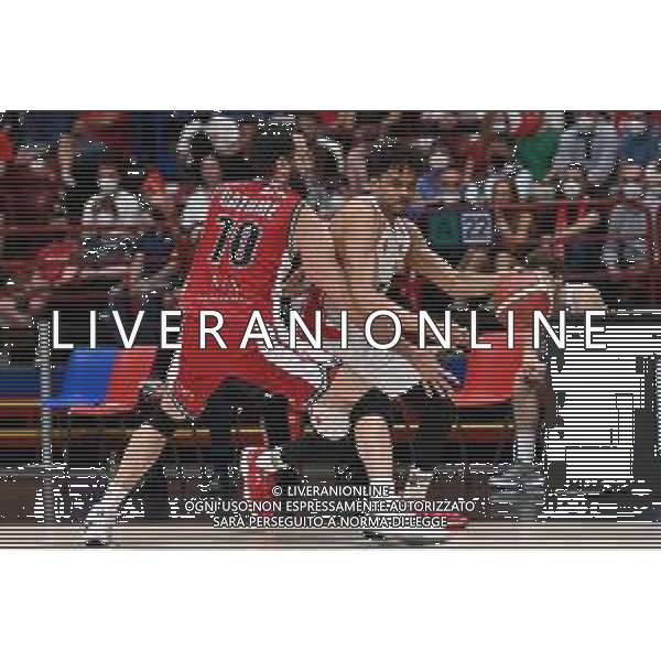 ¬© TVRG Luigi Datome (Olimpia Milano) e Stephen Mark Thompson jr. (Pallacanestro Reggiana) Assago (MI) 17-05-2022 Mediolanum Forum AX Armani Exchange Milano vs UnaHotels Reggio Emilia Campionato Serie A UnipolSai gara 2 quarti di finale playoff foto Roberto Garavaglia/ag. Aldo Liverani sas/AGENZIA ALDO LIVERANI SAS