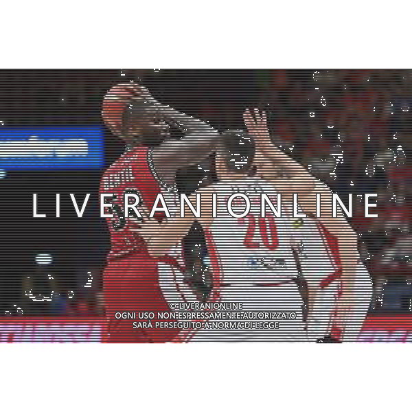 ¬© TVRG Benjamin Bentil (Olimpia Milano) Assago (MI) 17-05-2022 Mediolanum Forum AX Armani Exchange Milano vs UnaHotels Reggio Emilia Campionato Serie A UnipolSai gara 2 quarti di finale playoff foto Roberto Garavaglia/ag. Aldo Liverani sas/AGENZIA ALDO LIVERANI SAS