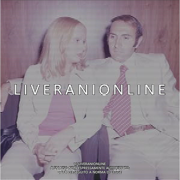RETROSPETTIVA PIPPO BAUDO PRESENTATORE TELEVISIVO NELLA FOTO PIPPO BAUDO CON LORETTA GOGGI AG ALDO LIVERANI SAS 