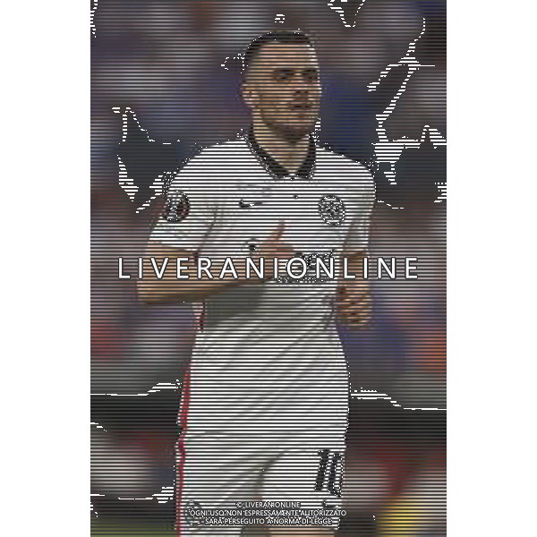 Francesco Scaccianoce/LMedia - UEFA Europa League 2022 Final - Eintracht vs Rangers - football Europa League match 2021/2022 May 18 2022 - Estadio Ramon Sanchez-Pizjuan Seville, Spain UEFA Europa League 2022 Final - Eintracht vs Rangers Photo showing: Filip Kostic (Eintracht Frankfurt) looks on @Francesco Scaccianoce/LiveMedia /AGENZIA ALDO LIVERANI SAS