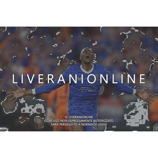 Francesco Scaccianoce/LMedia - UEFA Europa League 2022 Final - Eintracht vs Rangers - football Europa League match 2021/2022 May 18 2022 - Estadio Ramon Sanchez-Pizjuan Seville, Spain UEFA Europa League 2022 Final - Eintracht vs Rangers Photo showing: Joe Aribo (Rangers FC) celebrates after scoring his side\'s first goal of the match @Francesco Scaccianoce/LiveMedia /AGENZIA ALDO LIVERANI SAS
