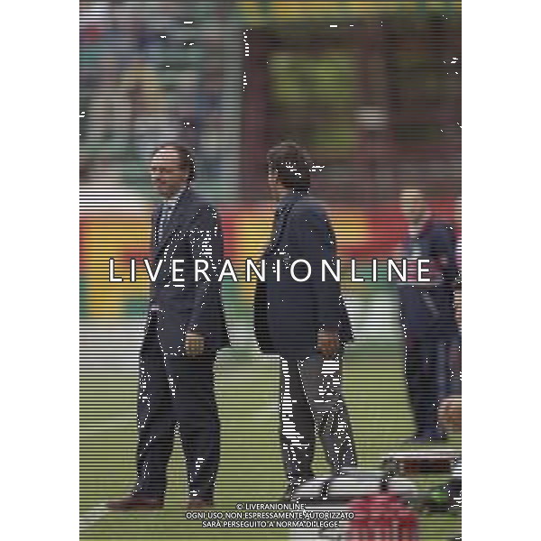 17-05-1998 VENEZIA CAMPIONATO DI CALCIO SERIE B VENEZIA-CASTEL DI SANGRO 3-0 NELLA FOTO WALTER NOVELLINO ALLENATORE VENEZIA CALCIO CON GIUSEPPE MAROTTA AG ALDO LIVERANI SAS