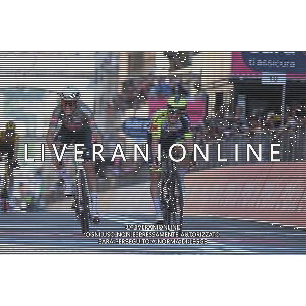 19-05-2022 Giro D\'italia; Tappa 12 Parma - Genova; 2022, Alpecin - Fenix; 2022, Intermarche - Wanty Gobert; Oldani, Stefano; Rota, Lorenzo; Genova; ©SIROTTI/AGENZIA ALDO LIVERANI SAS