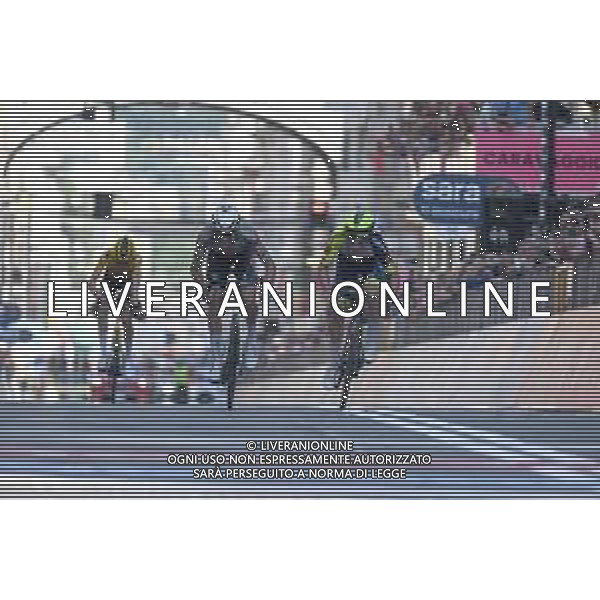 19-05-2022 Giro D\'italia; Tappa 12 Parma - Genova; 2022, Alpecin - Fenix; 2022, Intermarche - Wanty Gobert; Oldani, Stefano; Rota, Lorenzo; Genova; ©SIROTTI/AGENZIA ALDO LIVERANI SAS